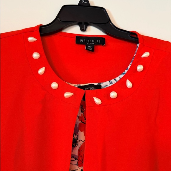 Perception ladies 2-piece floral dress and jacket, women’s 18W - Picture 2 of 8